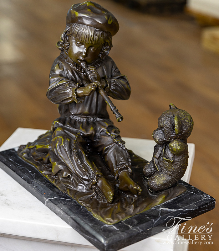 Bronze Statues  - Young Flutist - BS-1610